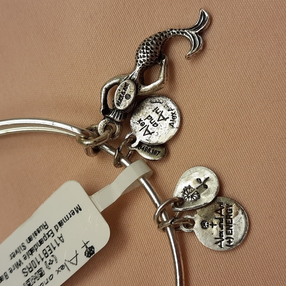 Alex and Ani Russian Silver Mermaid Bracelet - Picture 8 of 9